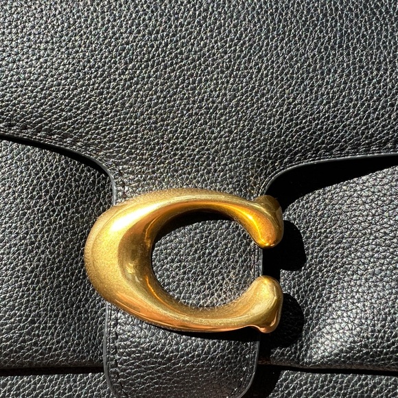 Black Leather Coach Tabby Shoulder Bag 26 - Picture 3 of 10